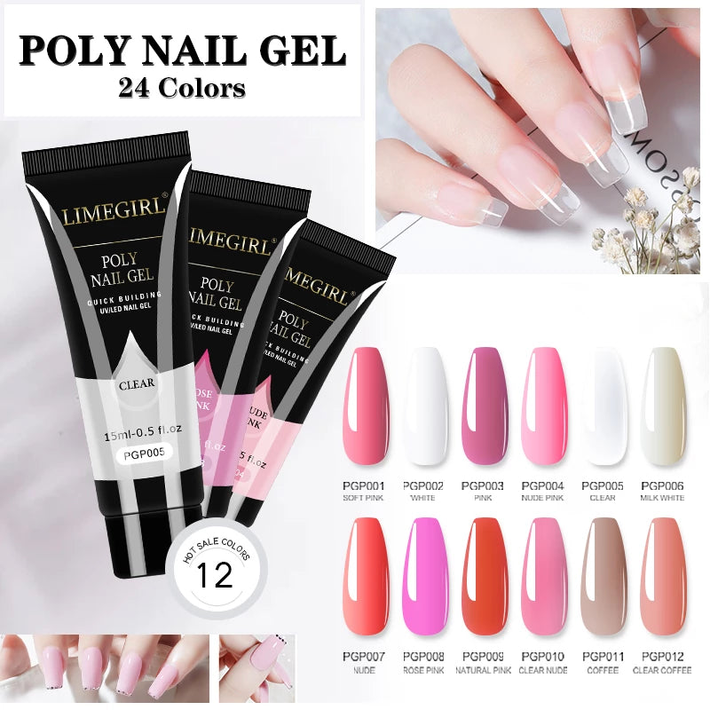 Polygel Nails Kit Manicure    (50%OFF)